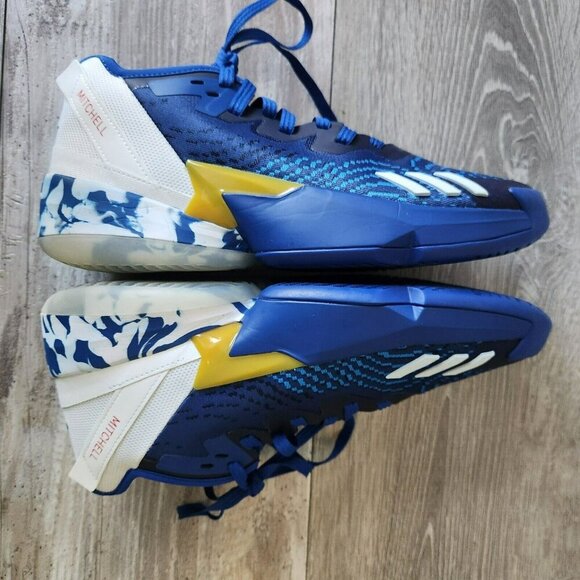 Adidas DON Issue 4 McDonalds All-American Blue Basketball Men's Shoe Size 10 EUC - Picture 15 of 16